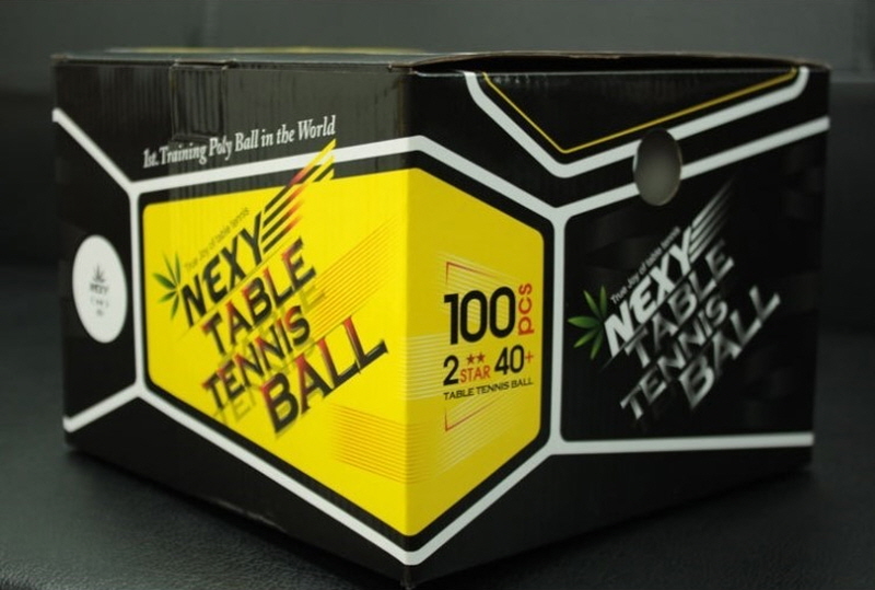 NEXY New Poly Ball (넥시 2성 연습구)- 40+ 플라스틱 이음새 無(100입) 도매가할인